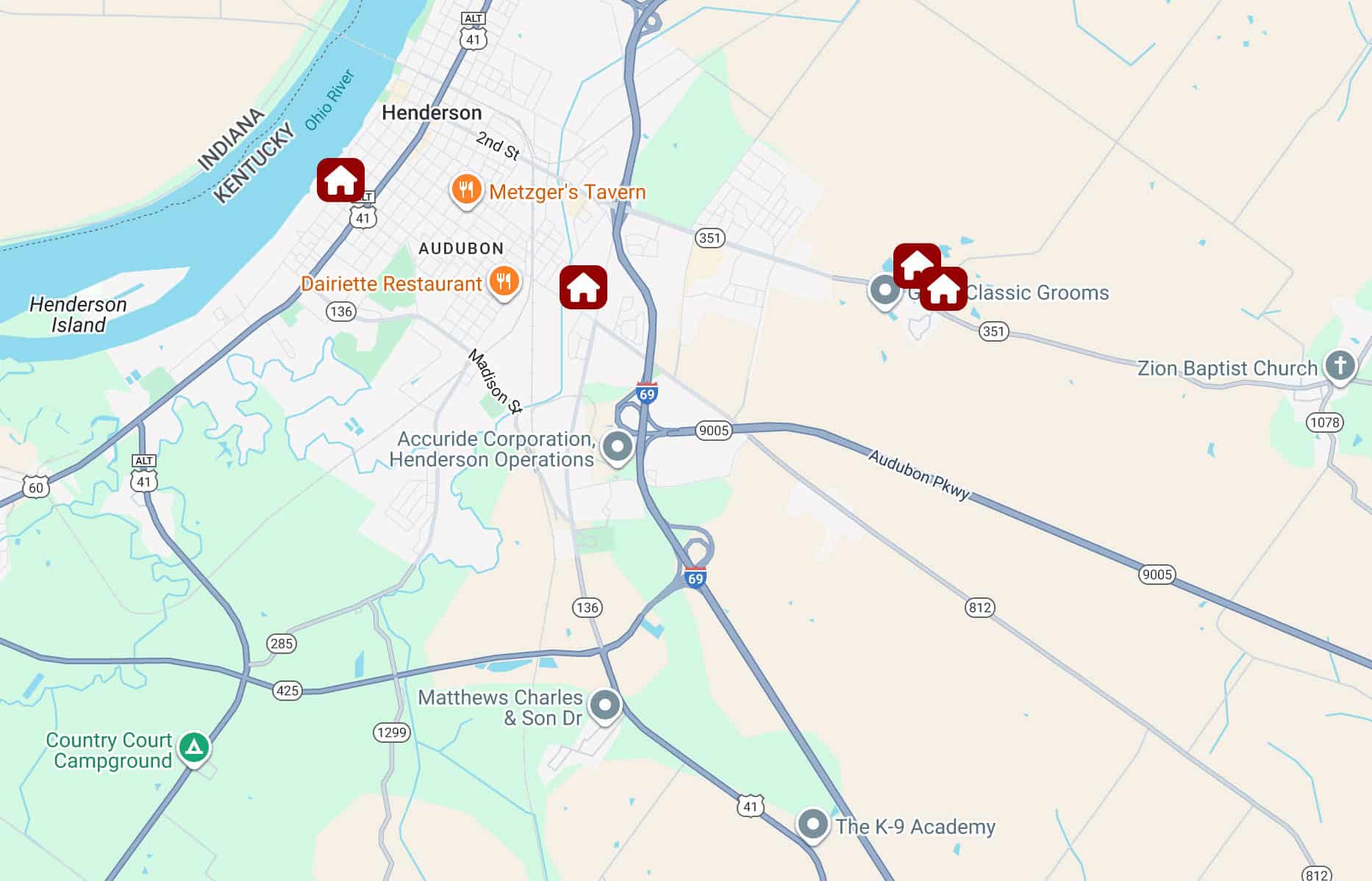 Royster Residential Rentals map image